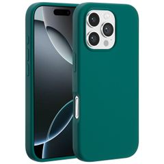 Accezz Coque Liquid Silicone avec MagSafe iPhone 16 Pro Max - Forest Green