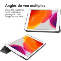 imoshion Coque tablette Trifold Apple iPad 9 (2021) 10.2 pouces / iPad 8 (2020) 10.2 pouces / iPad 7 (2019) 10.2 pouces - Gris