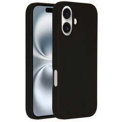 Accezz Coque Liquid Silicone avec MagSafe Apple iPhone 16 - Noir