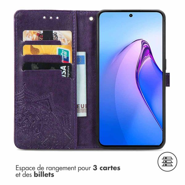 imoshion Etui de télephone Mandala Oppo Reno 8 Pro 5G - Violet