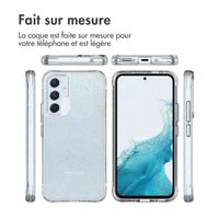 imoshion Coque arrière transparente Pailletée Samsung Galaxy A54 (5G) - Doré