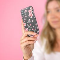 imoshion Coque Design iPhone 12 Mini - Fleur - Rose