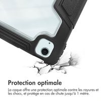 Accezz Coque tablette Rugged Trifold Apple iPad Air 11 pouces (2025) M3 / (2024) M2 / Air 5 (2022) / Air 4 (2020) - Noir