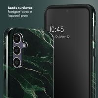 Selencia Coque arrière Vivid Samsung Galaxy S23 FE - Chic Marble Quartz