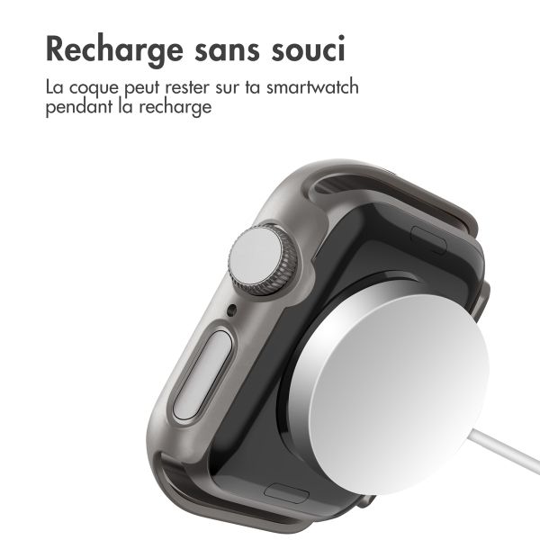 imoshion Coque rigide à couverture complète Apple Watch Series 10 - 46 mm - Titane