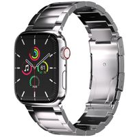 Accezz Bracelet en acier Titane mat Apple Watch | 38/40/41/42 mm - Argent