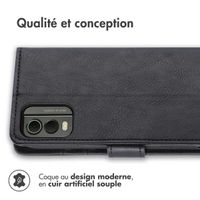 imoshion Étui de télephone portefeuille Nokia C32 - Noir