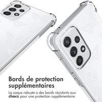 imoshion Coque Design avec cordon Samsung Galaxy A33 - Butterfly