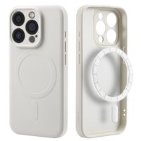 imoshion Coque Couleur avec MagSafe iPhone 15 Pro - Beige