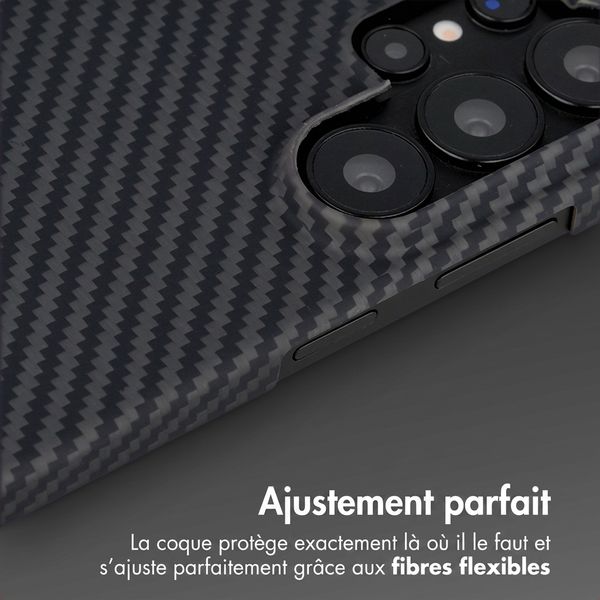 Accezz Coque Kevlar® MagSafe Samsung Galaxy S26 Ultra - Noir