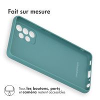 imoshion Coque Couleur Samsung Galaxy A52(s) (5G/4G) - Vert foncé