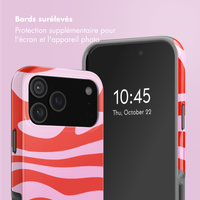 Selencia Coque arrière Vivid avec MagSafe Apple iPhone 17 Pro - Dream Swirl Pink