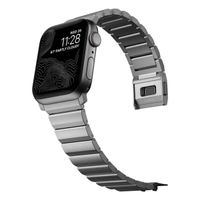 Nomad Bracelet à maillons en titane Apple Watch Series 1 t/m 11 / SE / Ultra (44/45/46/49 mm) - Silver
