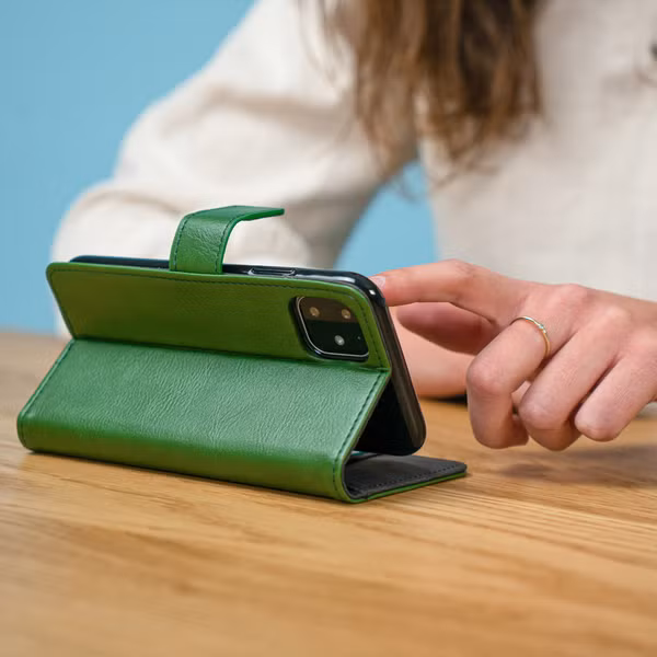 imoshion Étui de télephone portefeuille de luxe Samsung Galaxy S20 FE - Vert