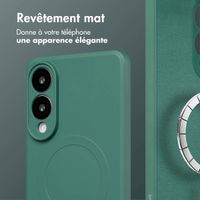 imoshion Coque Couleur avec MagSafe Samsung Galaxy S25 Edge - Vert foncé