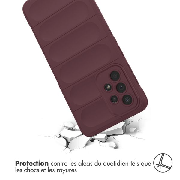 imoshion Coque arrière EasyGrip Samsung Galaxy A33 - Aubergine