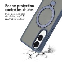 Accezz Coque Ring Stand avec MagSafe Samsung Galaxy S25 Edge - Blauw