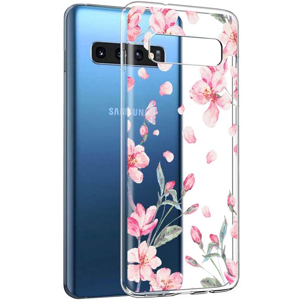 imoshion Coque Design Samsung Galaxy S10 - Fleur - Rose