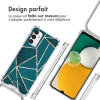 imoshion Coque Design avec cordon Samsung Galaxy A13 (5G) - Petrol Green Graphic