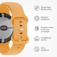 imoshion Bracelet en silicone Google Pixel Watch 3 - 45 mm - Taille L - Jaune