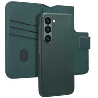 Accezz Étui de télephone portefeuille en cuir 2-en-1 avec MagSafe Samsung Galaxy S23 - Cedar Green