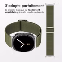 imoshion Bracelet en nylon élastique Samsung Galaxy Watch 8 (Classic) - 40 / 44 / 46mm - Vert