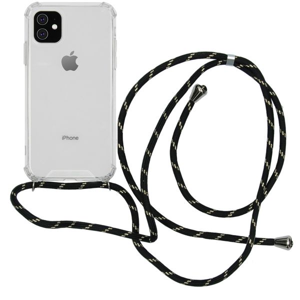 imoshion Coque avec dragonne Apple iPhone 11 - Noir & Doré