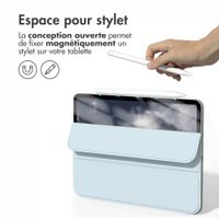 imoshion Magnetic etui de téléphone portefeuille Apple iPad Air 11 pouces (2026) M4 / (2025) M3 / (2024) M2 / Air 5 (2022) / Air 4 (2020) - Bleu clair