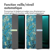 imoshion Coque tablette Design Trifold Samsung Galaxy Tab S10 Plus / Tab S9 FE Plus / Tab S9 Plus - Green Plant