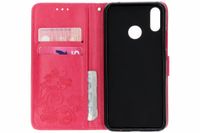 Etui de téléphone Fleurs de Trèfle Huawei P Smart Plus