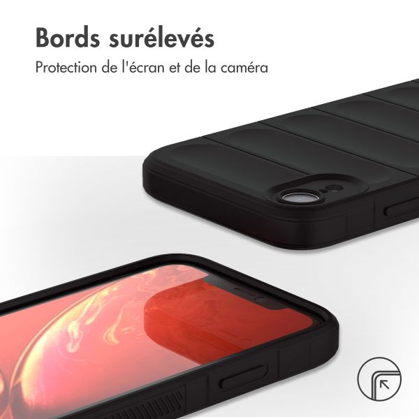 imoshion Coque arrière EasyGrip iPhone Xr - Noir