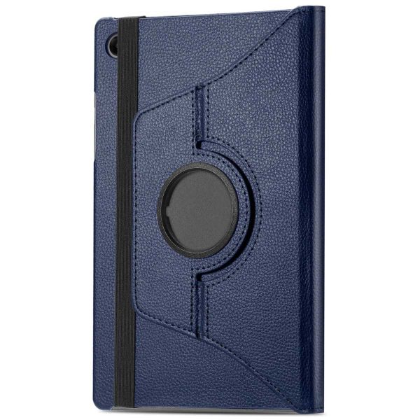 imoshion Coque tablette rotatif à 360° Samsung Galaxy Tab A9 8.7 pouces - Bleu foncé