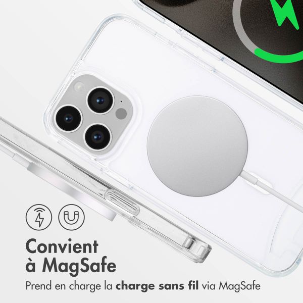 imoshion Coque MagSafe avec cordon amovible iPhone 15 Pro Max - Transparent