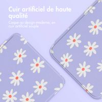 imoshion Design Slim Hard Sleepcover avec support Kobo Libra H2O - Flowers Distance