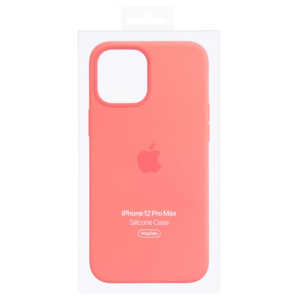 Apple Coque en silicone MagSafe Apple iPhone 12 Pro Max - Pink Citrus
