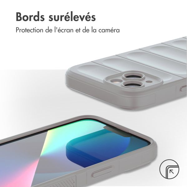 imoshion Coque arrière EasyGrip iPhone 13 - Gris