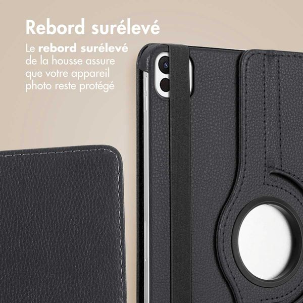 imoshion Coque tablette rotatif à 360° Apple iPad Air 11 pouces (2026) M4 / (2025) M3 / (2024) M2 / Air 5 (2022) / Air 4 (2020) / Pro 11 (2018/2020) - Noir