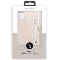 Selencia Coque Serpent avec corde Samsung Galaxy A52(s) (5G/4G) - Blanc