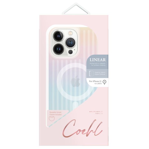 Coehl Coque Linear Magsafe iPhone 15 - Iridescent