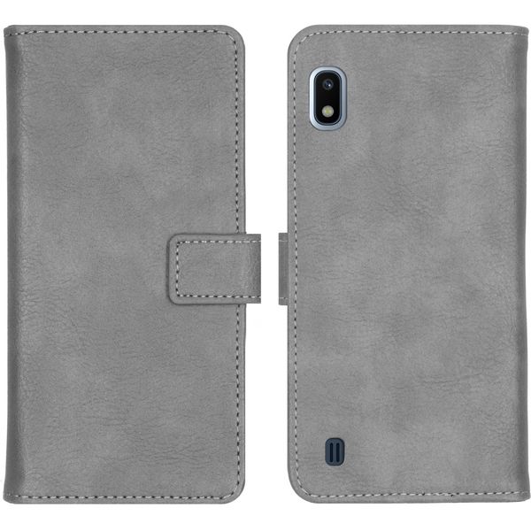 imoshion Étui de téléphone portefeuille Luxe Galaxy A10 - Gris