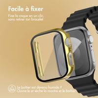 imoshion Coque rigide brillante à couverture complète pour Apple Watch Series 7 / 8 / 9 - 45 mm - Or