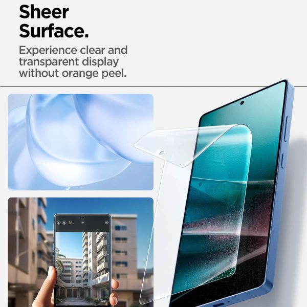 Spigen EliteShield EZ Fit avec plateau d'installation - 1 pack Samsung Galaxy S25 Ultra