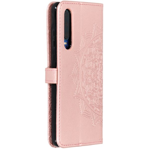 Etui de téléphone portefeuille Huawei P30 - Rose