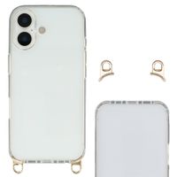 Selencia Coque arrière avec crochets amovibles Apple iPhone 17 - Transparent