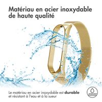 imoshion Bracelet magnétique milanais le Xiaomi Mi Band 5 / 6 - Dorée