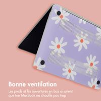 imoshion Coque Design Laptop pour Apple MacBook Pro 16 pouces (2021) / Pro 16 pouces (2023) M3 chip - A2485 / A2780 / A2991 / A3186 / A3403 - Flowers Distance
