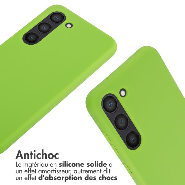 imoshion Coque en silicone avec cordon Samsung Galaxy S23 - Fluor Groen