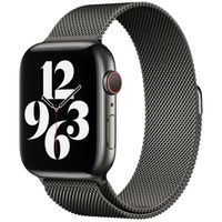 Apple Bracelet à boucle Milanais Apple Watch Series 1 t/m 11 / SE / Ultra (44/45/46/49 mm) - Anthracite
