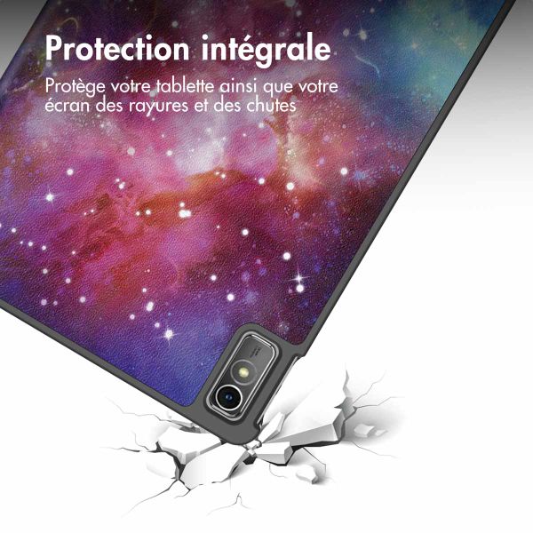 imoshion Coque tablette Design Trifold Lenovo Tab M10 5G - Space