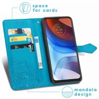 imoshion Etui téléphone portefeuille Moto E7i Power - Turquoise